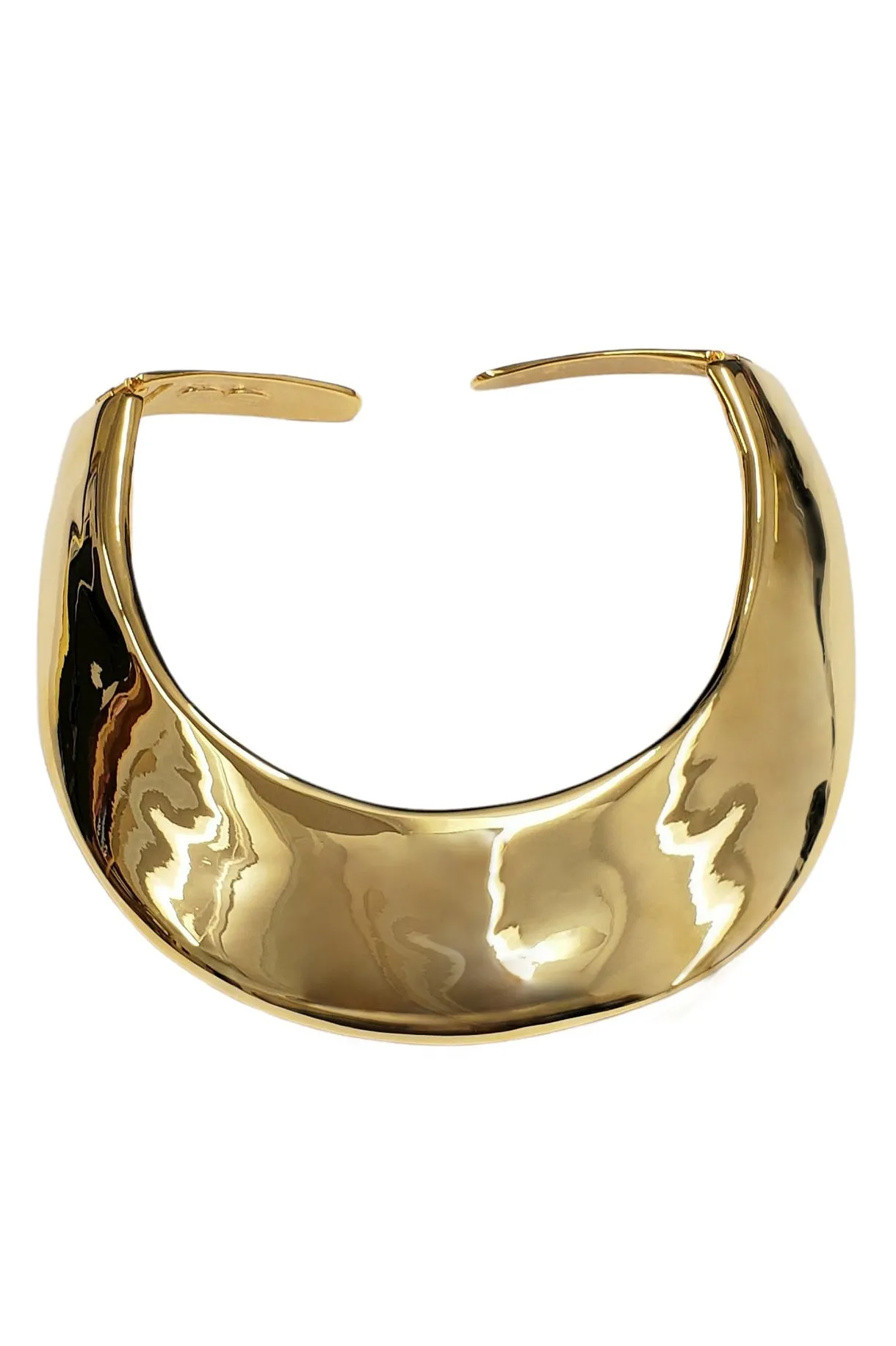 Kenneth Jay Lane Gold Hinged Collar Necklace sold by Trashy Diva