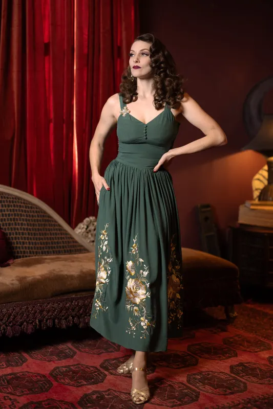 Button Front Hottie Top - Light Hunter Green sold by Trashy Diva