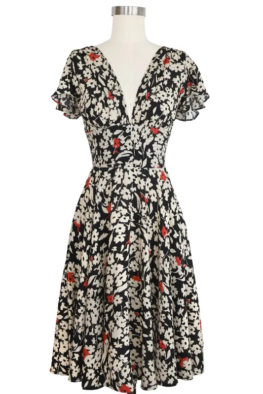 Deep Cut Camilla Circle Dress - 1934 Floral - Sale sold by Trashy Diva