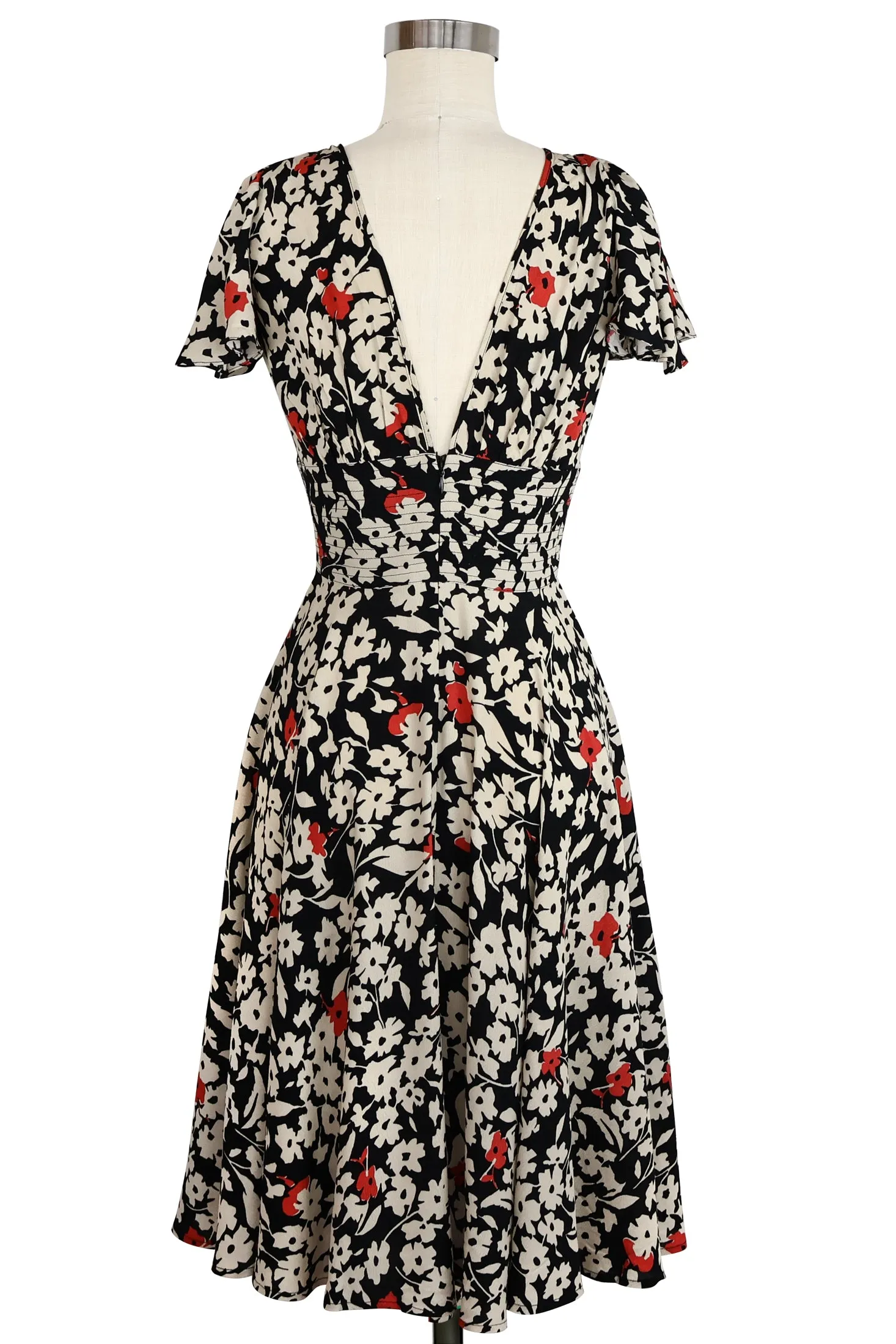 Deep Cut Camilla Circle Dress - 1934 Floral - Sale sold by Trashy Diva product image thumbnail 3