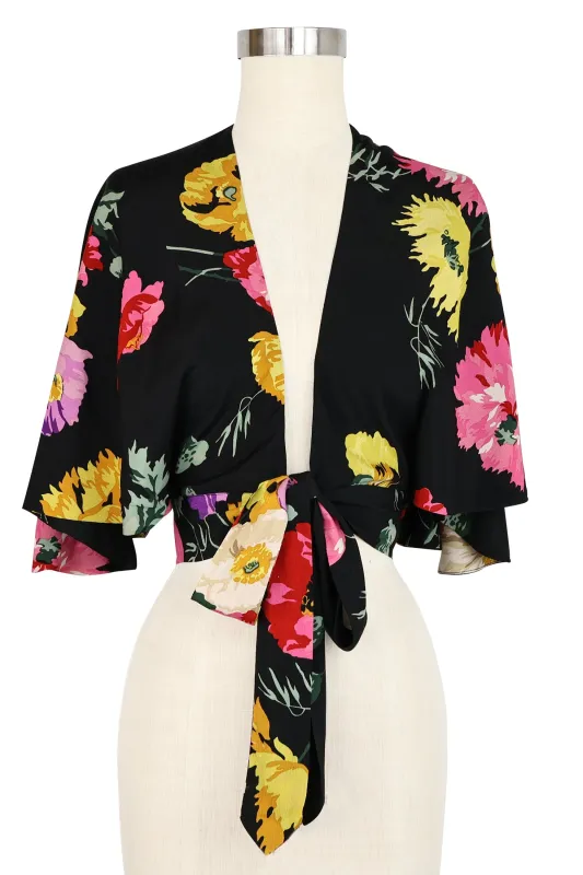 30s Wrap Top - Museum Floral made by Trashy Diva