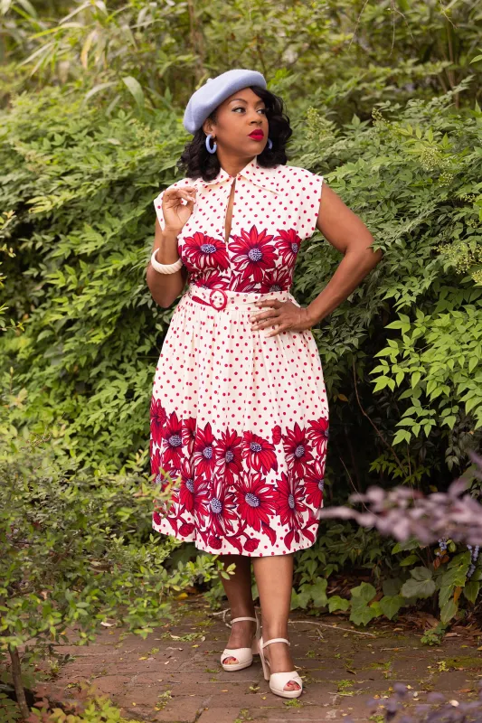 Sheridan Dress - Polka Dot Sunflower - Sale Item sold by Trashy Diva