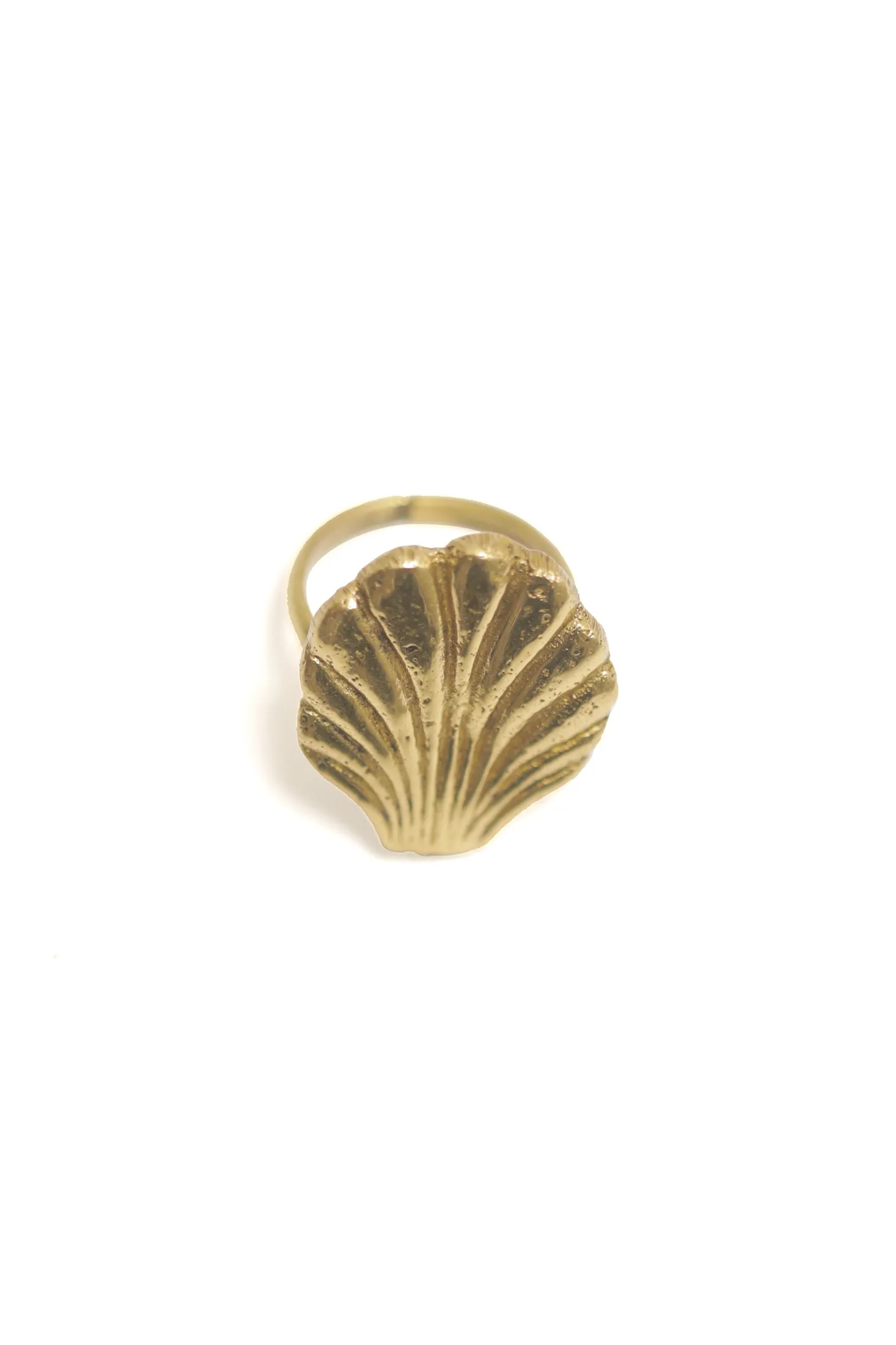 Brass Shell Ring sold by Trashy Diva product image thumbnail 2