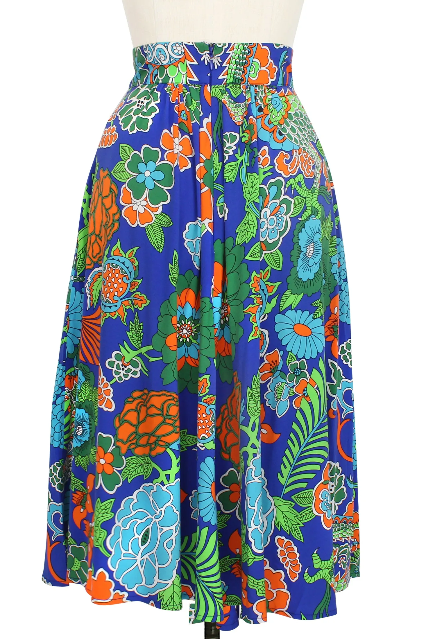 High Waist Skirt - Dragon Flower - Final Sale sold by Trashy Diva product image thumbnail 4