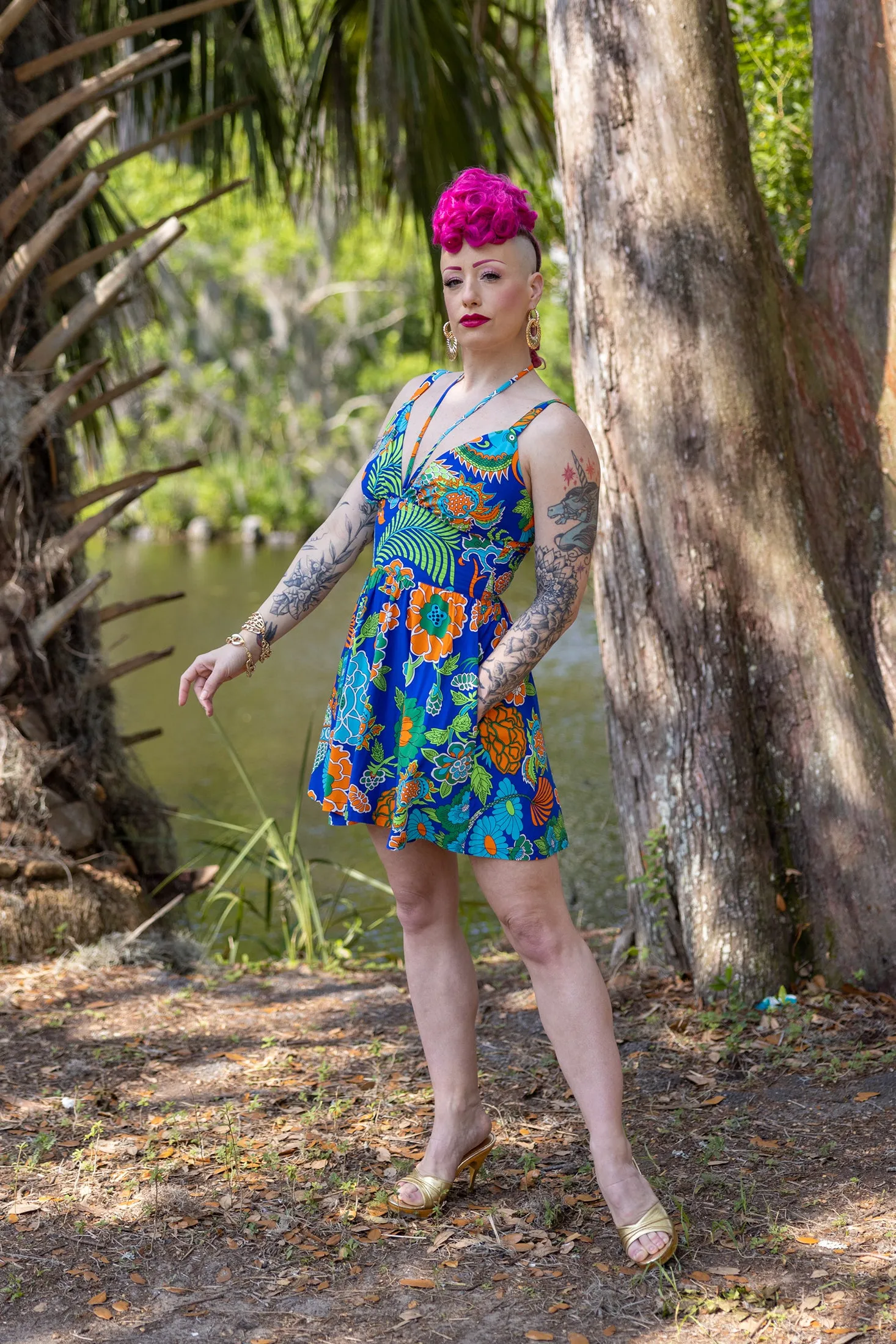 Minda Romper - Dragon Flower - Final Sale sold by Trashy Diva product image thumbnail 3