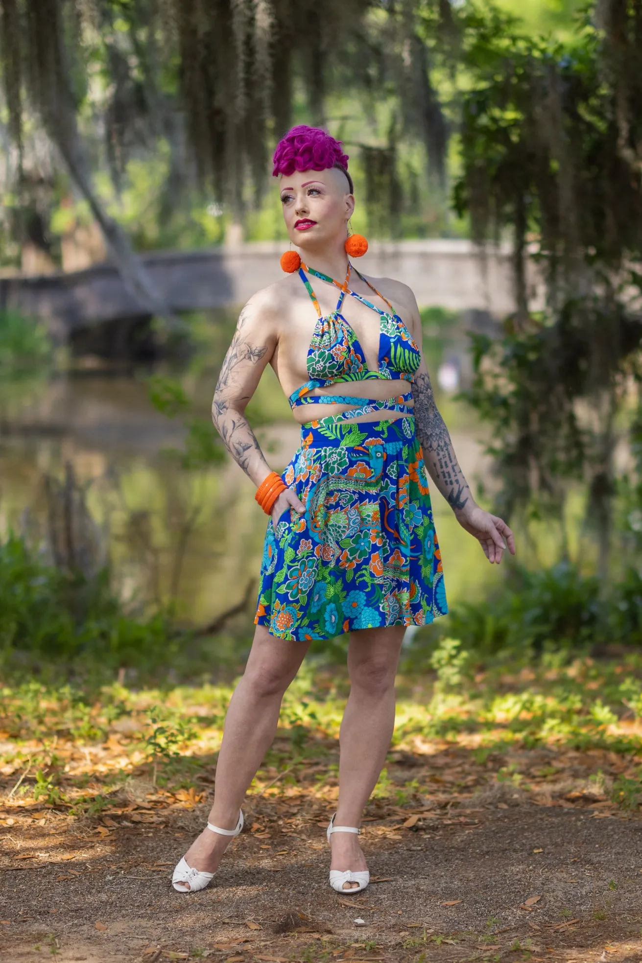 Esther Halter Top - Dragon Flower - Final Sale sold by Trashy Diva product image thumbnail 3