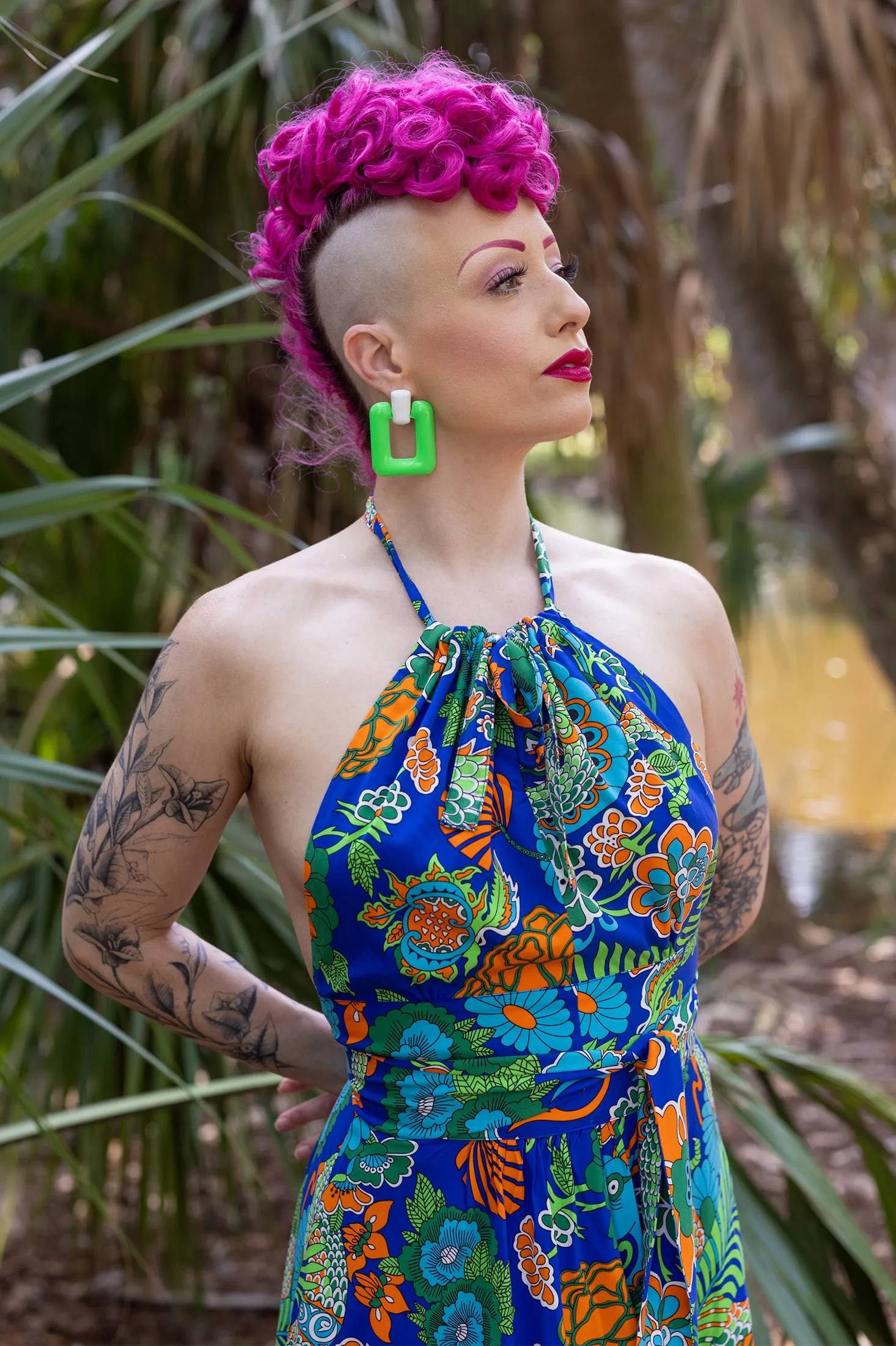 Vogue Top - Dragon Flower - Final Sale sold by Trashy Diva