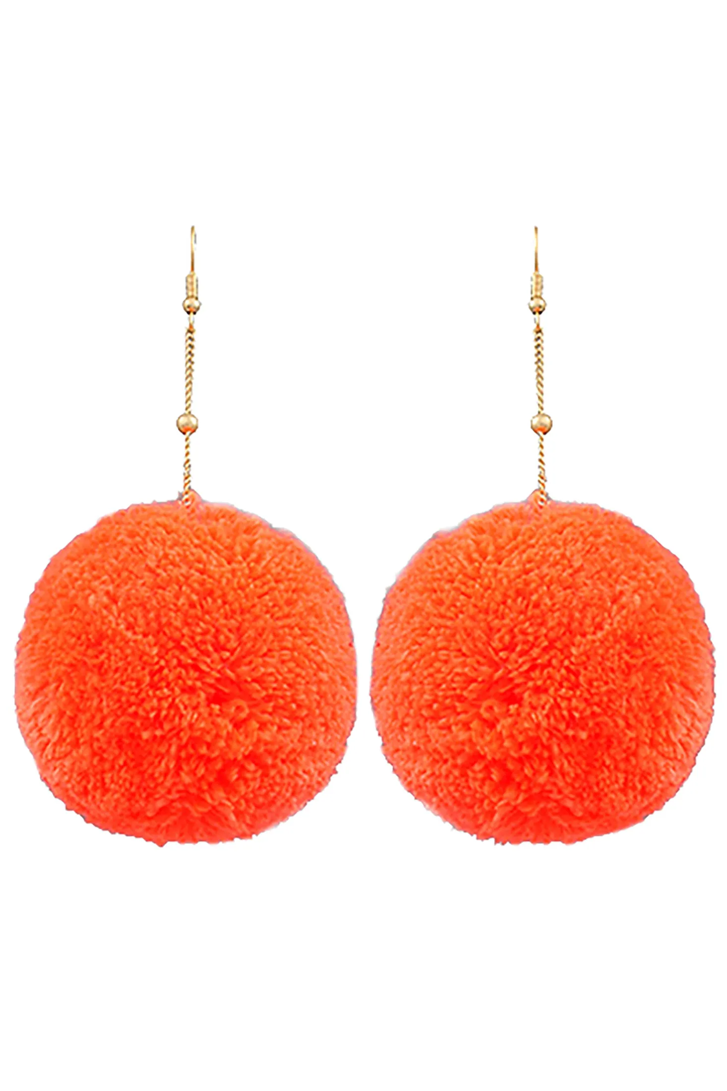 Pompom Drop Earrings sold by Trashy Diva
