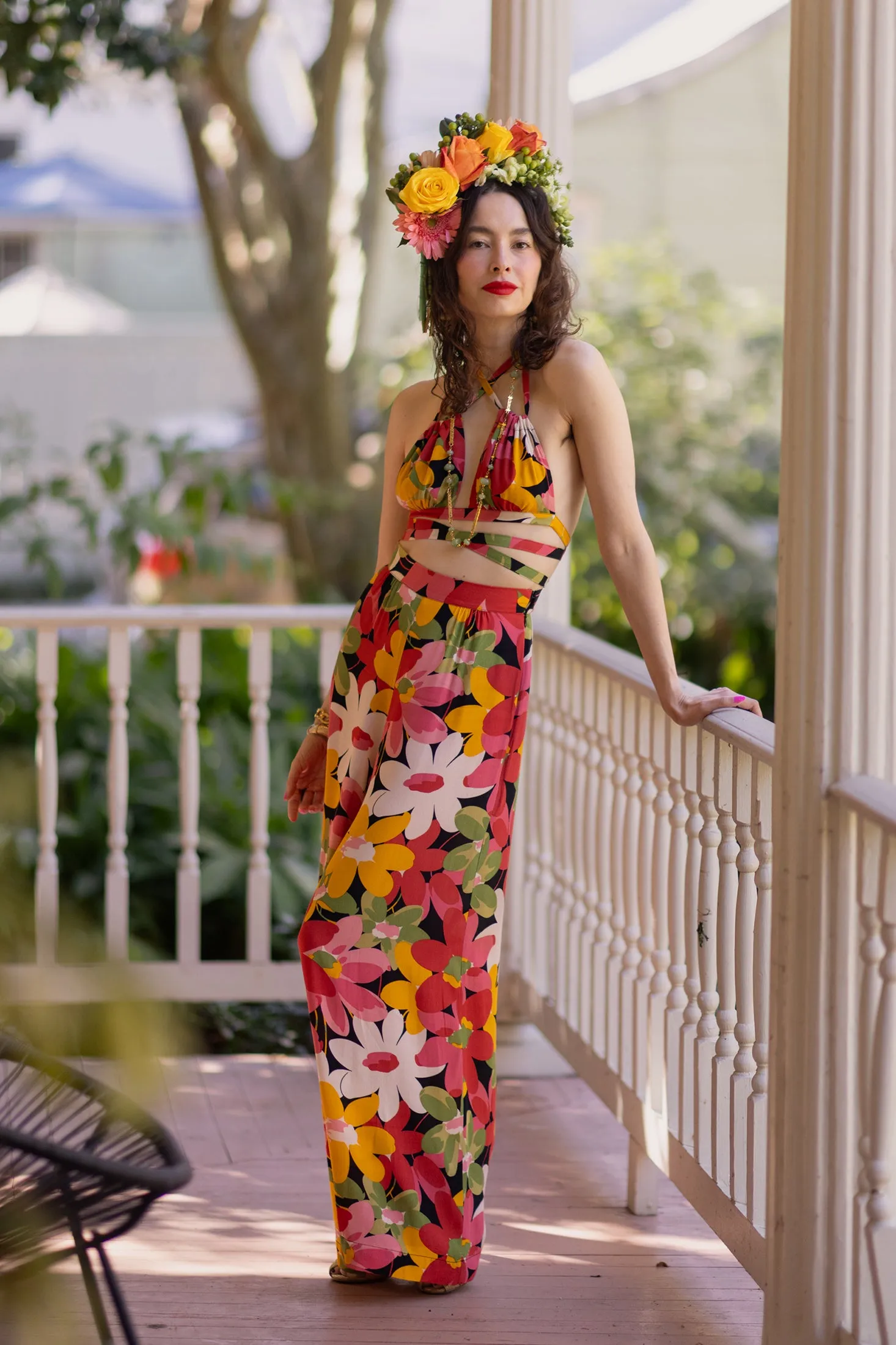 Esther Halter Top - Flower Power - Final Sale sold by Trashy Diva product image thumbnail 3