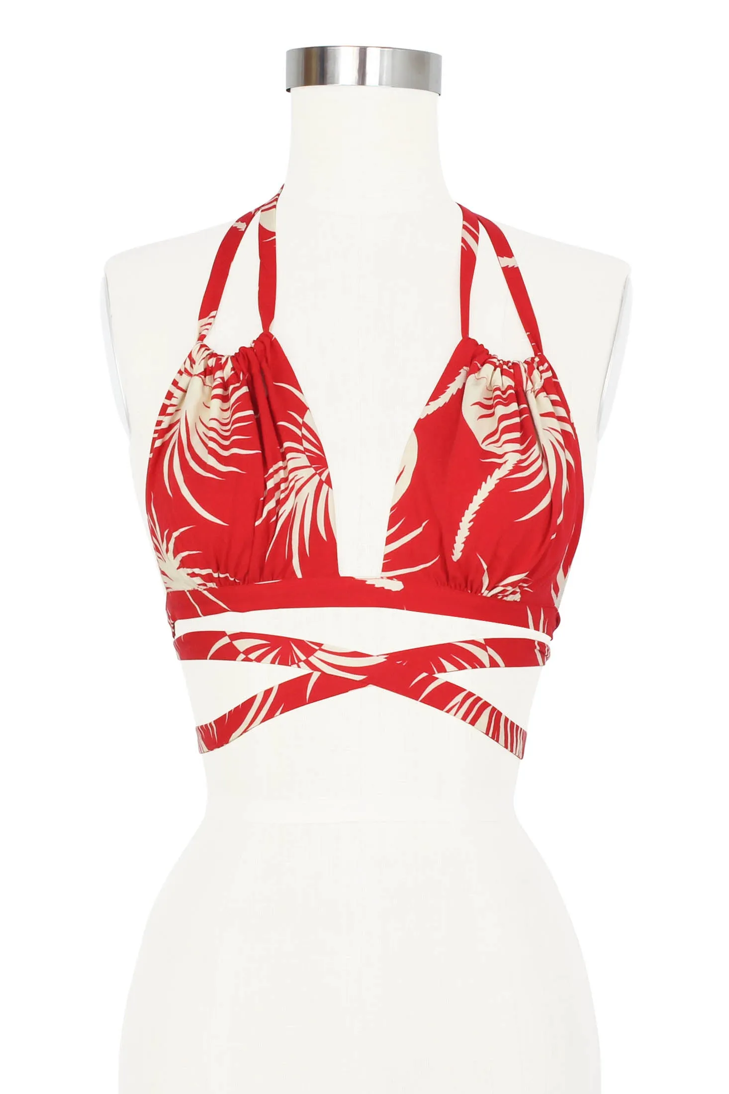 Esther Halter Top - Polka Dot Palms - Final Sale sold by Trashy Diva product image thumbnail 2