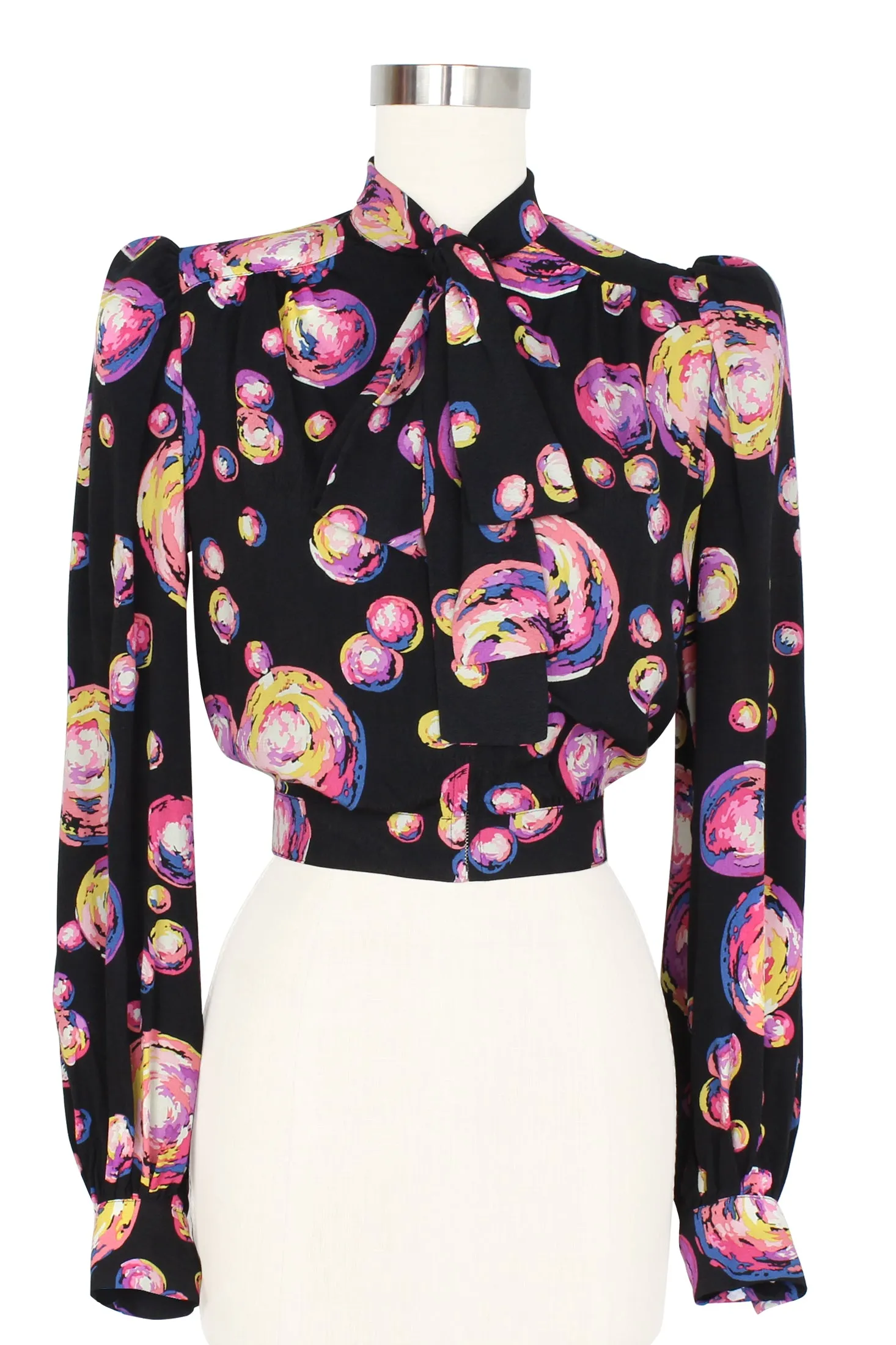Secretary Blouse - Bubbles - Final Sale sold by Trashy Diva product image thumbnail 4
