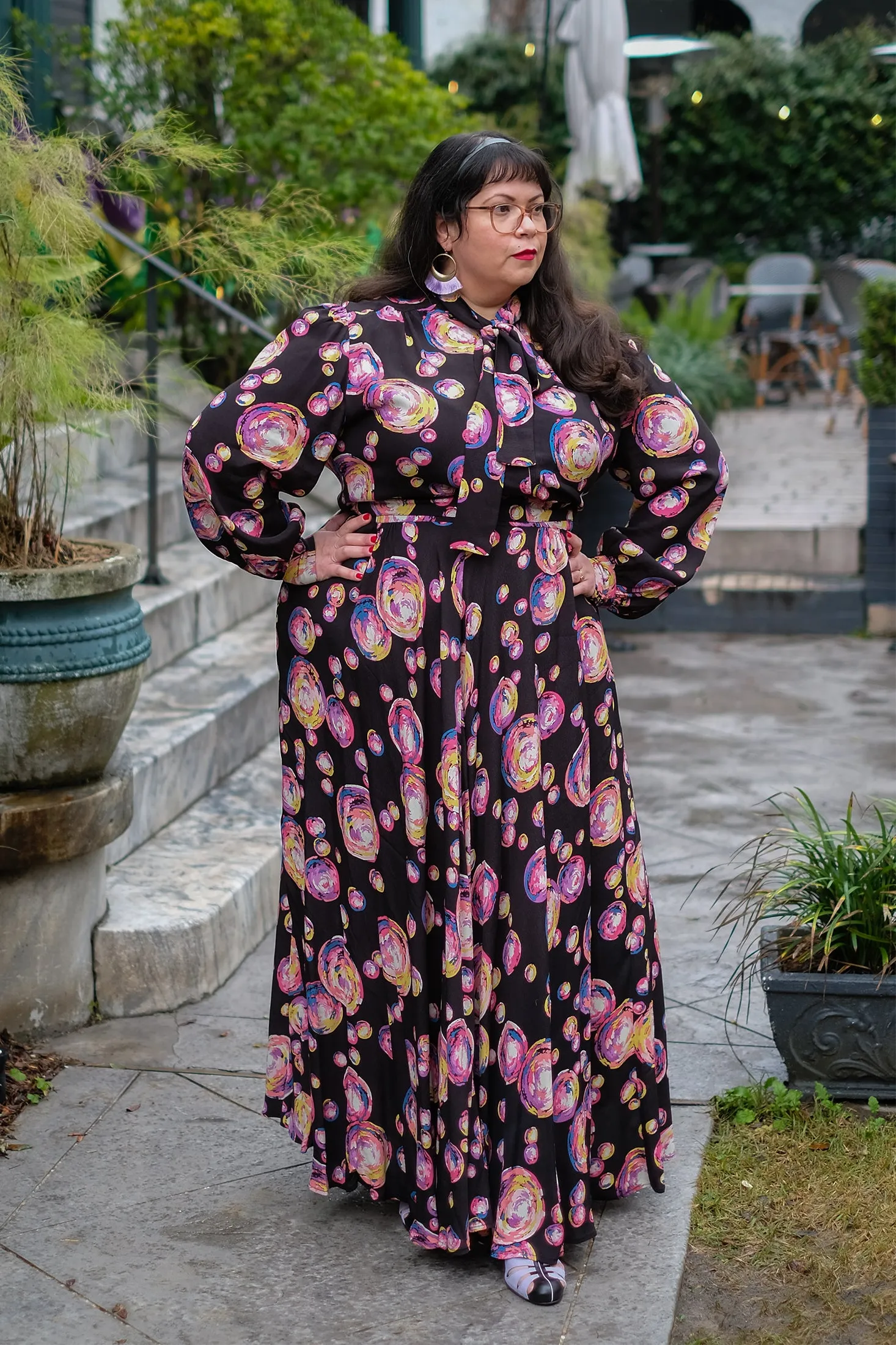 Secretary Blouse - Bubbles - Final Sale sold by Trashy Diva product image thumbnail 2