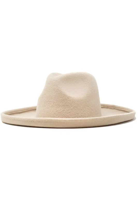 Olive & Pique Pencil Brim Wool Felt Rancher Hat sold by Trashy Diva product image thumbnail 2