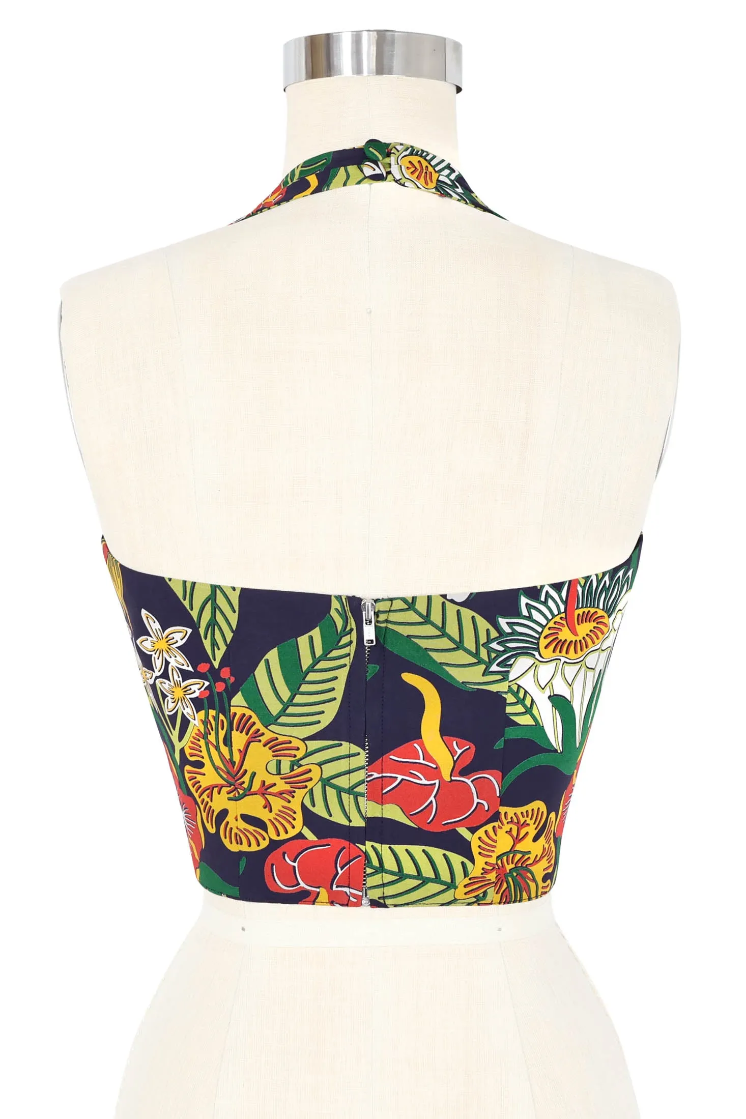 Lena Halter Top - Tiki Floral sold by Trashy Diva product image thumbnail 3