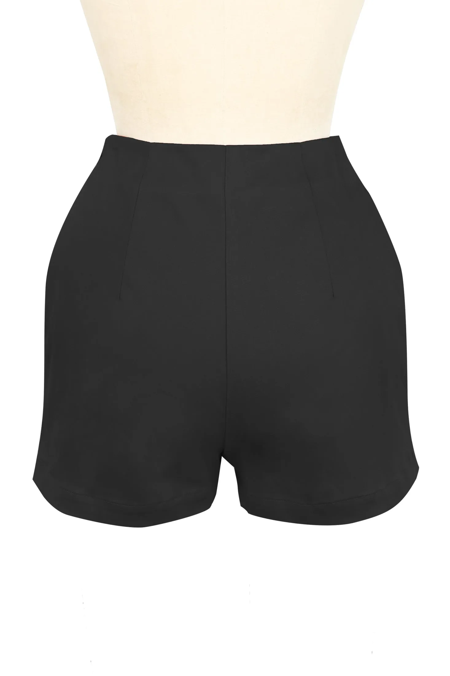 Hot Short - Black Stretch Cotton sold by Trashy Diva product image thumbnail 2