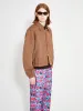 TRÈS BIEN everywear Zip Blouson Hemp Brown sold by Tres Bien