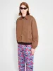 TRÈS BIEN everywear Zip Blouson Hemp Brown sold by Tres Bien