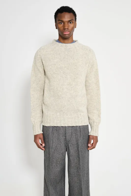 Margaret Howell MHL Chunky Seamless Crew Neck Natural made by Margaret Howell