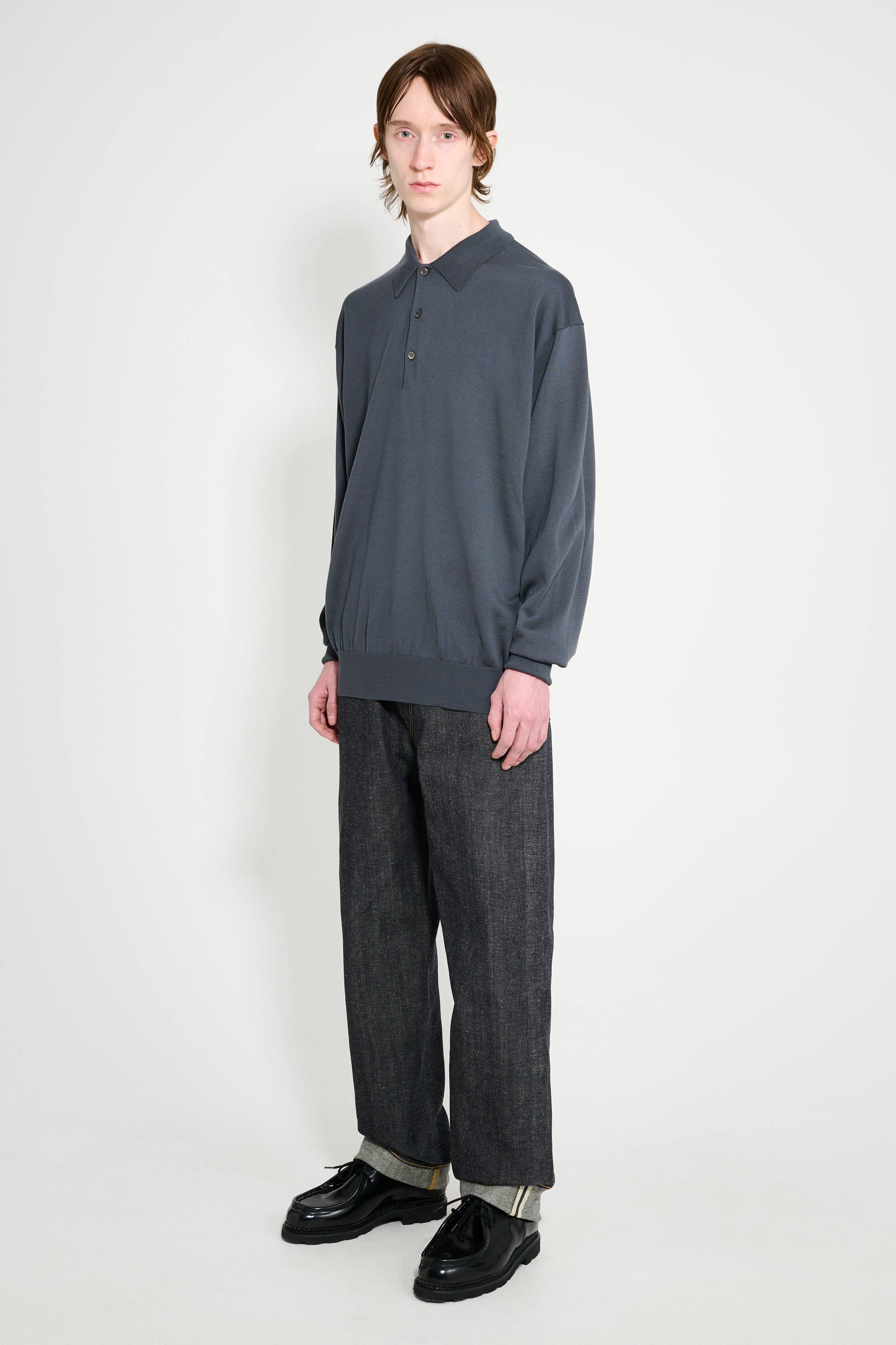 Taiga Takahashi Denim Trousers Raw Indigo sold by Tres Bien product image thumbnail 5