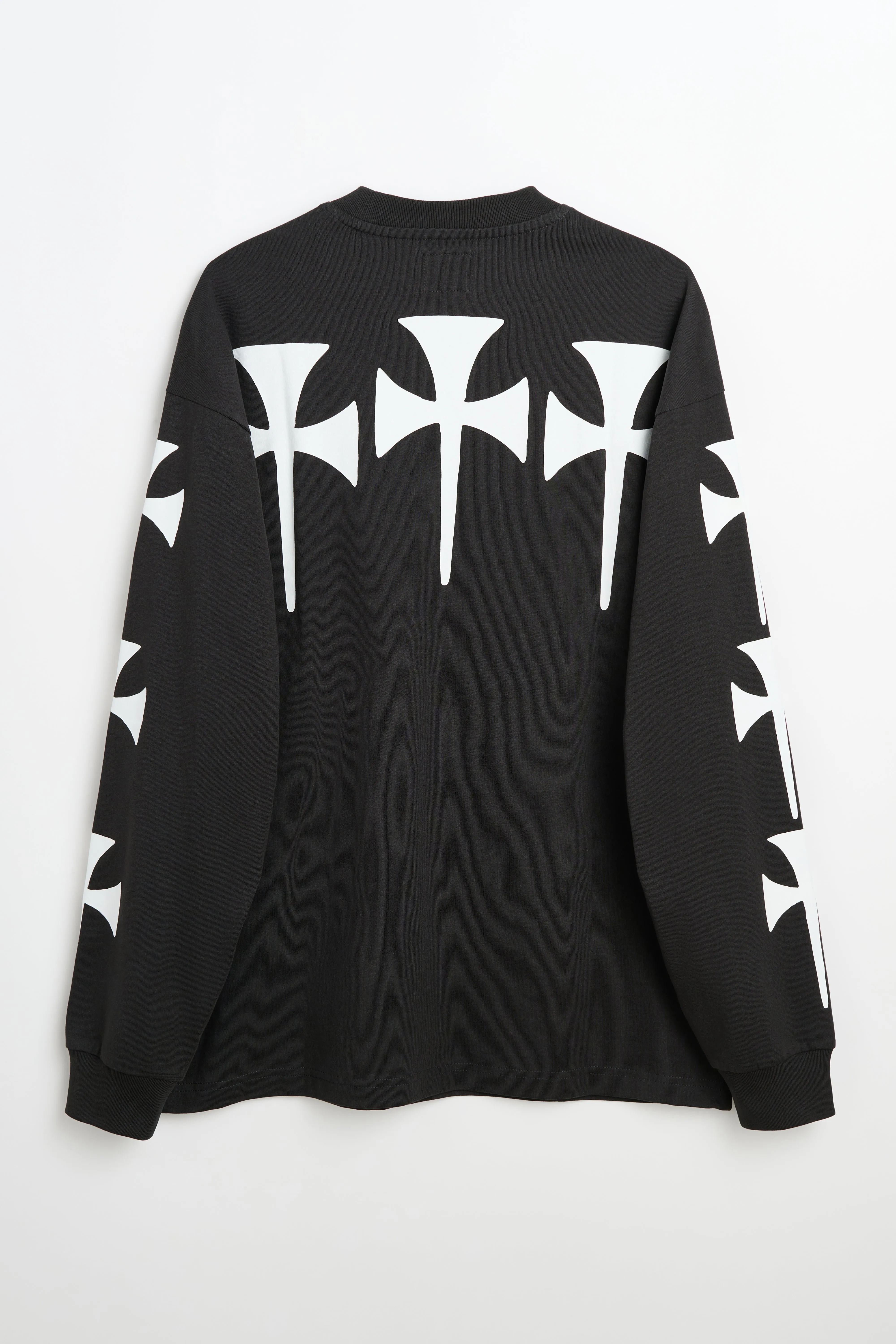 The Trilogy Tapes Tunic Longsleeve T-shirt Black sold by Tres Bien product image thumbnail 2