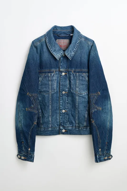 Kiko Kostadinov x Levi's M Trucker Mid Wash sold by Tres Bien