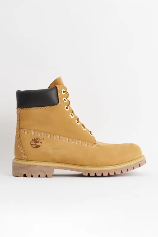 Timberland Premium 6 Inch Lace Up Waterproof Boot Wheat sold by Tres Bien