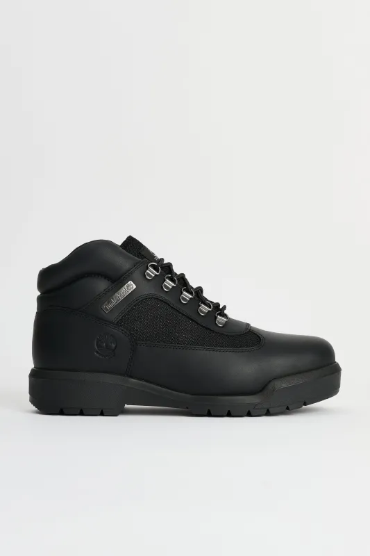 Timberland Field Boot Mid Lace Up Waterproof Boot Black made by Tres Bien
