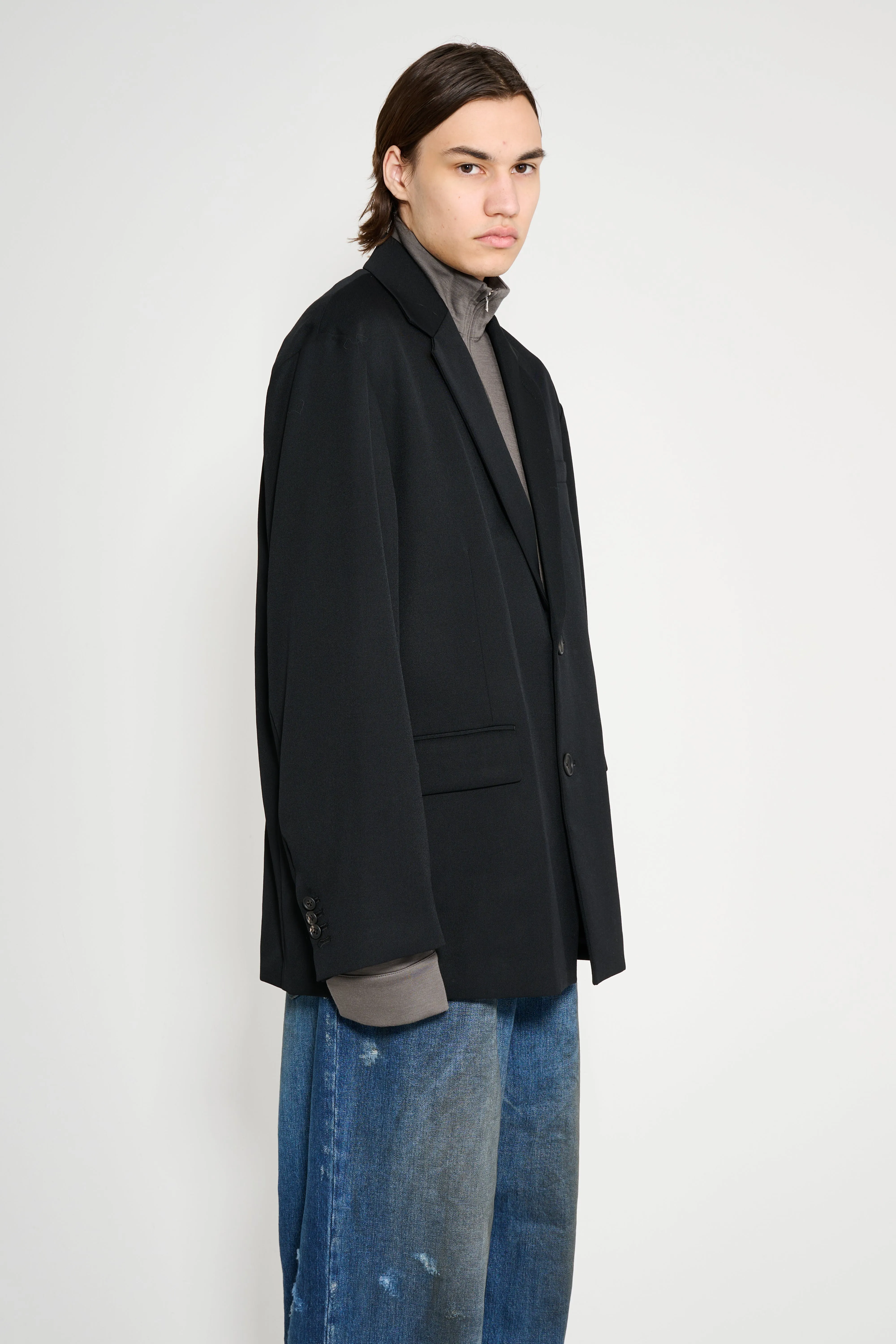 ssstein Oversized Single Breasted Jacket Black sold by Tres Bien product image thumbnail 4