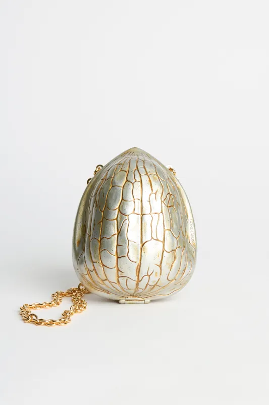 JW Anderson Walnut Clutch Aged Gold made by J.W. Anderson