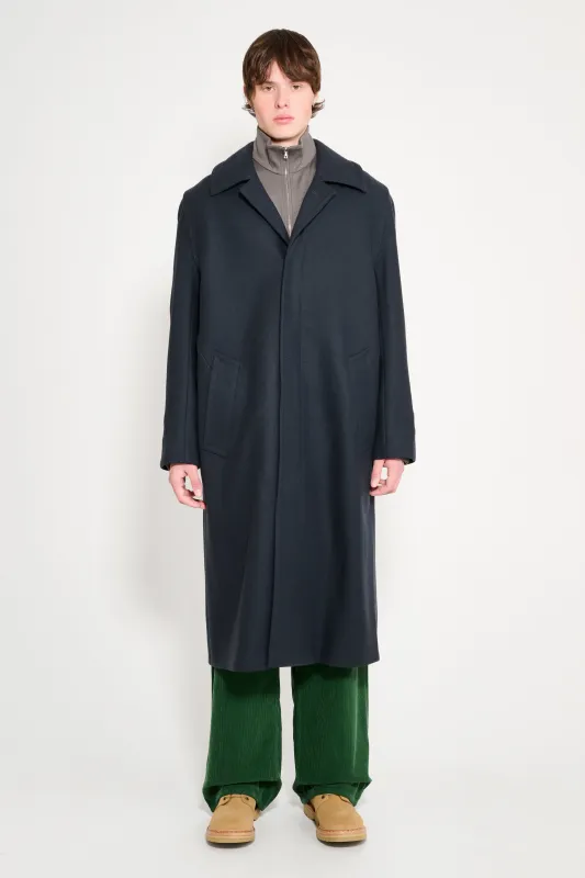 Rier Loden Coat Classic Plombe sold by Tres Bien