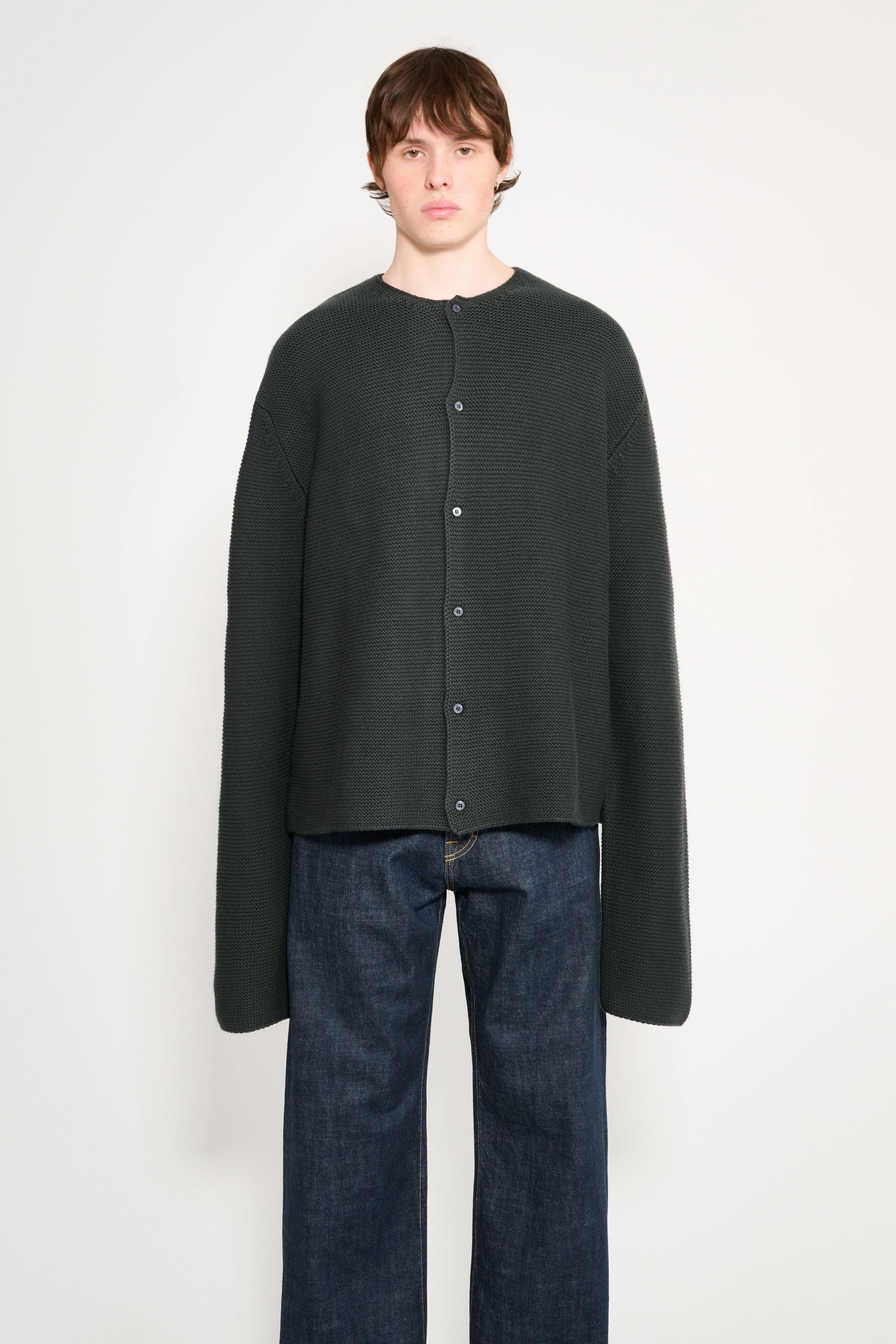 Rier Cardigan Oversized Plombe sold by Tres Bien