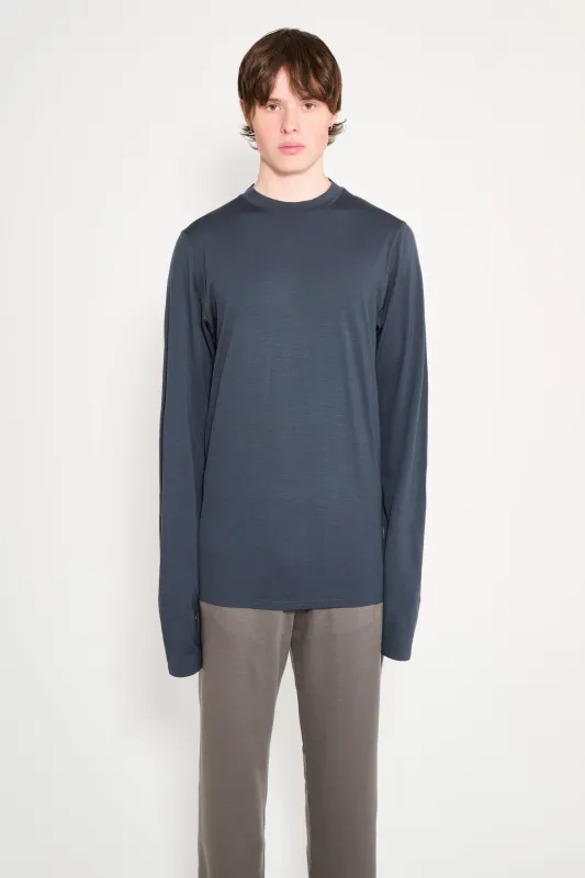 Rier Polar Jersey Roundneck Plombe made by Rier