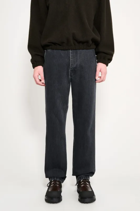 Rier Denim Trousers Anthracite sold by Tres Bien