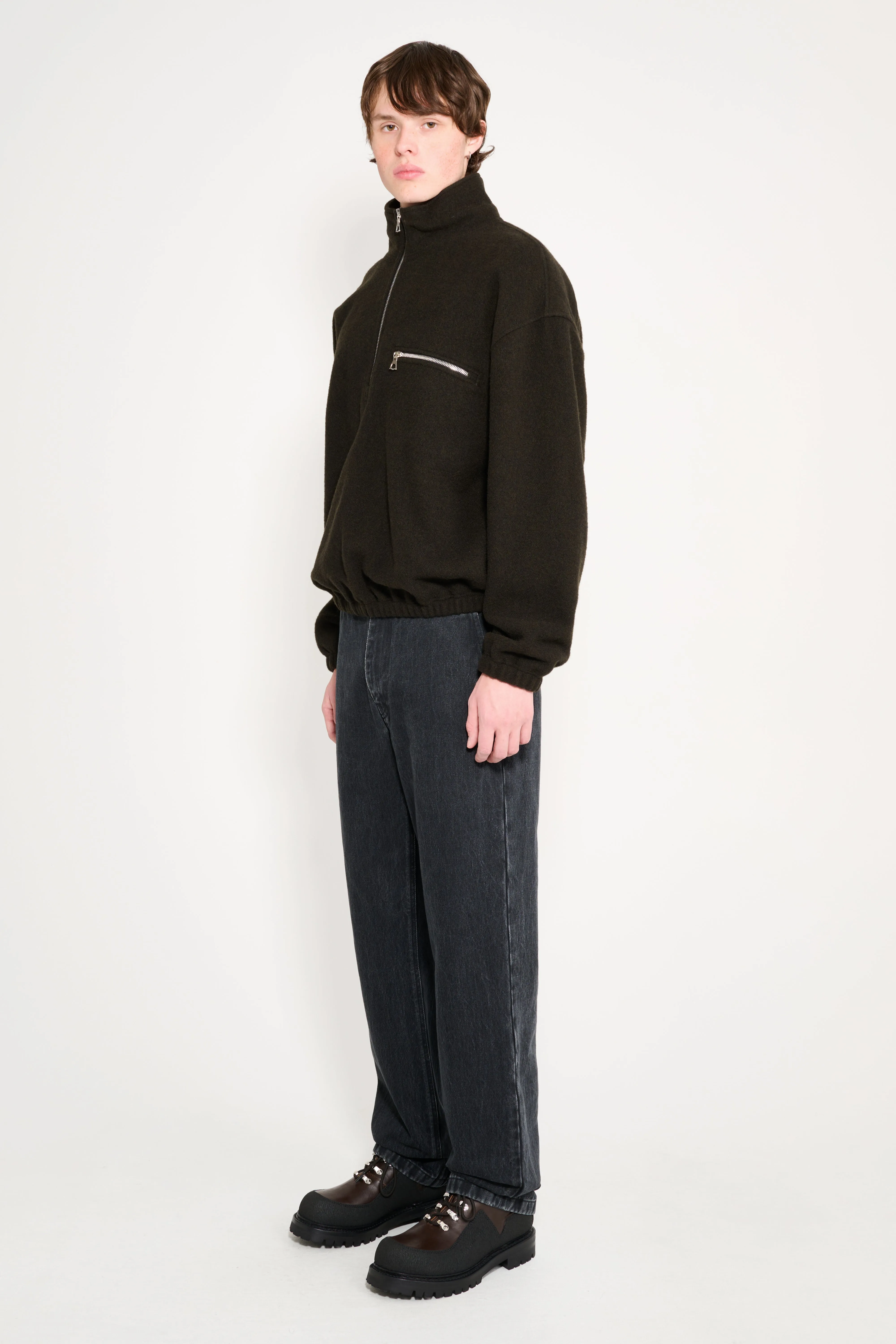 Rier Denim Trousers Anthracite sold by Tres Bien product image thumbnail 2