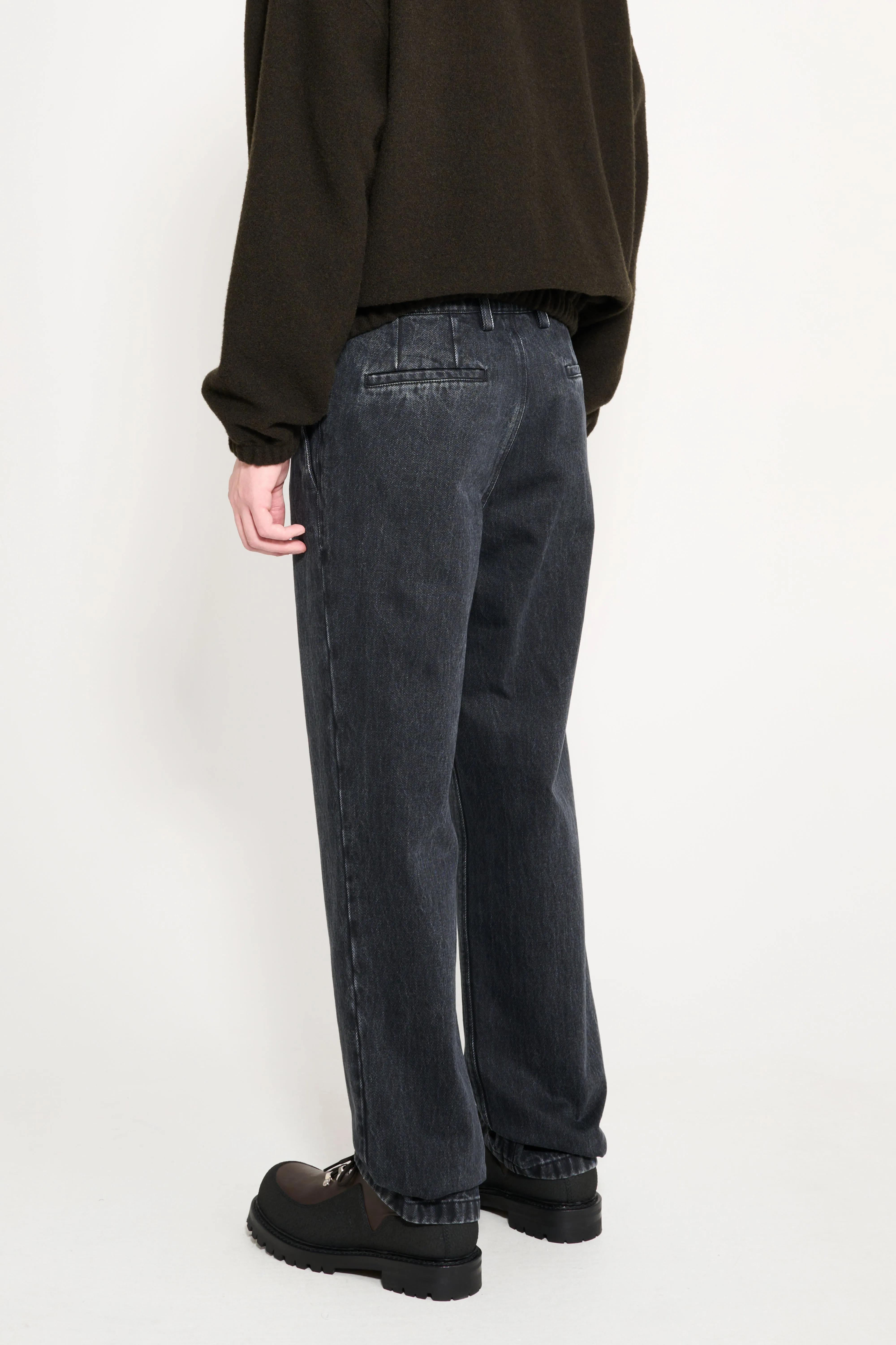 Rier Denim Trousers Anthracite sold by Tres Bien product image thumbnail 3