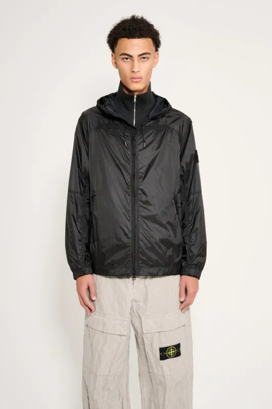 Stone Island Ripstop Light Hooded Jacket Lead Grey sold by Tres Bien