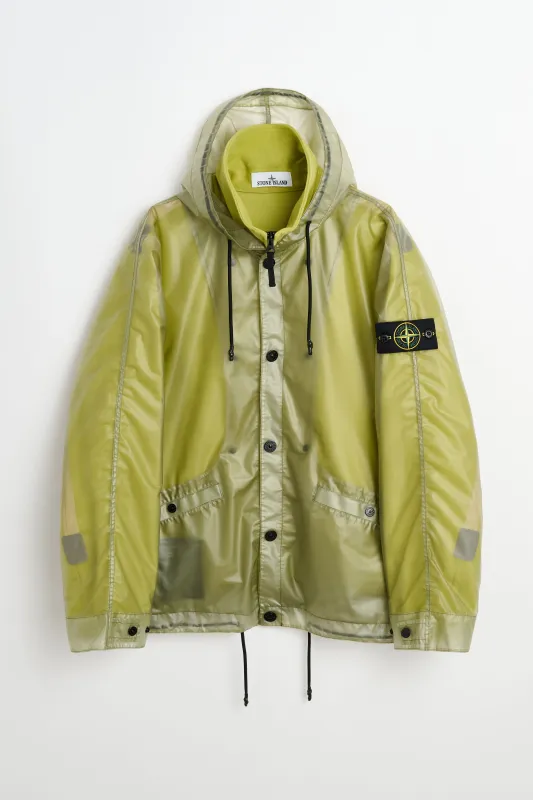 Stone Island Translucent Cover + Cotton Moleskin Parka Fern sold by Tres Bien