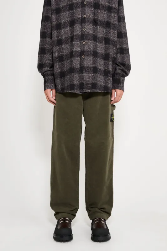Stone Island Loose Trousers Military Green sold by Tres Bien