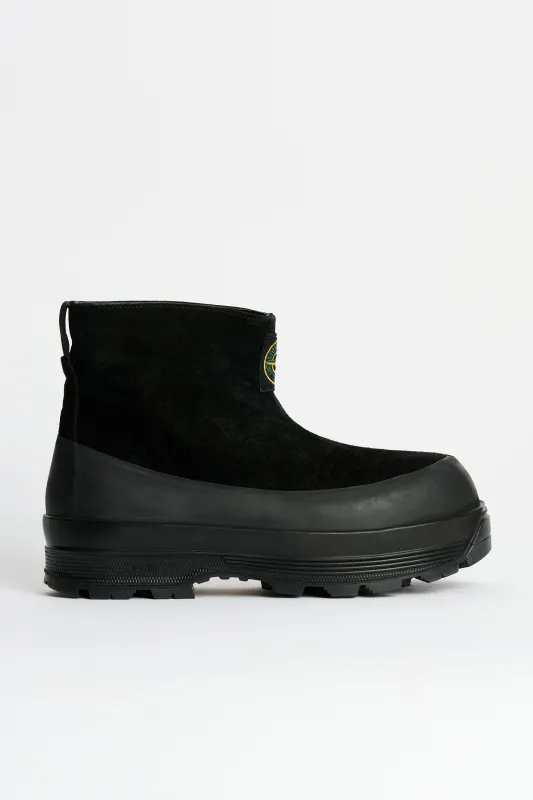 Stone Island Suede Ankle Shoes Black sold by Tres Bien