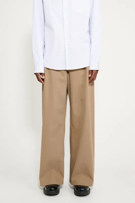 Our Legacy Bridge Chino Slow Khaki Macuable Cotton sold by Tres Bien