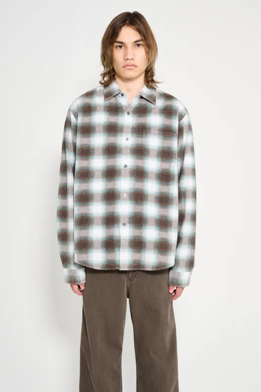 Stüssy June Plaid Shirt Bone sold by Tres Bien