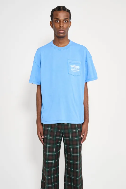 Stockholm Surfboard Club Printed Pocket T-Shirt Work Ocean sold by Tres Bien