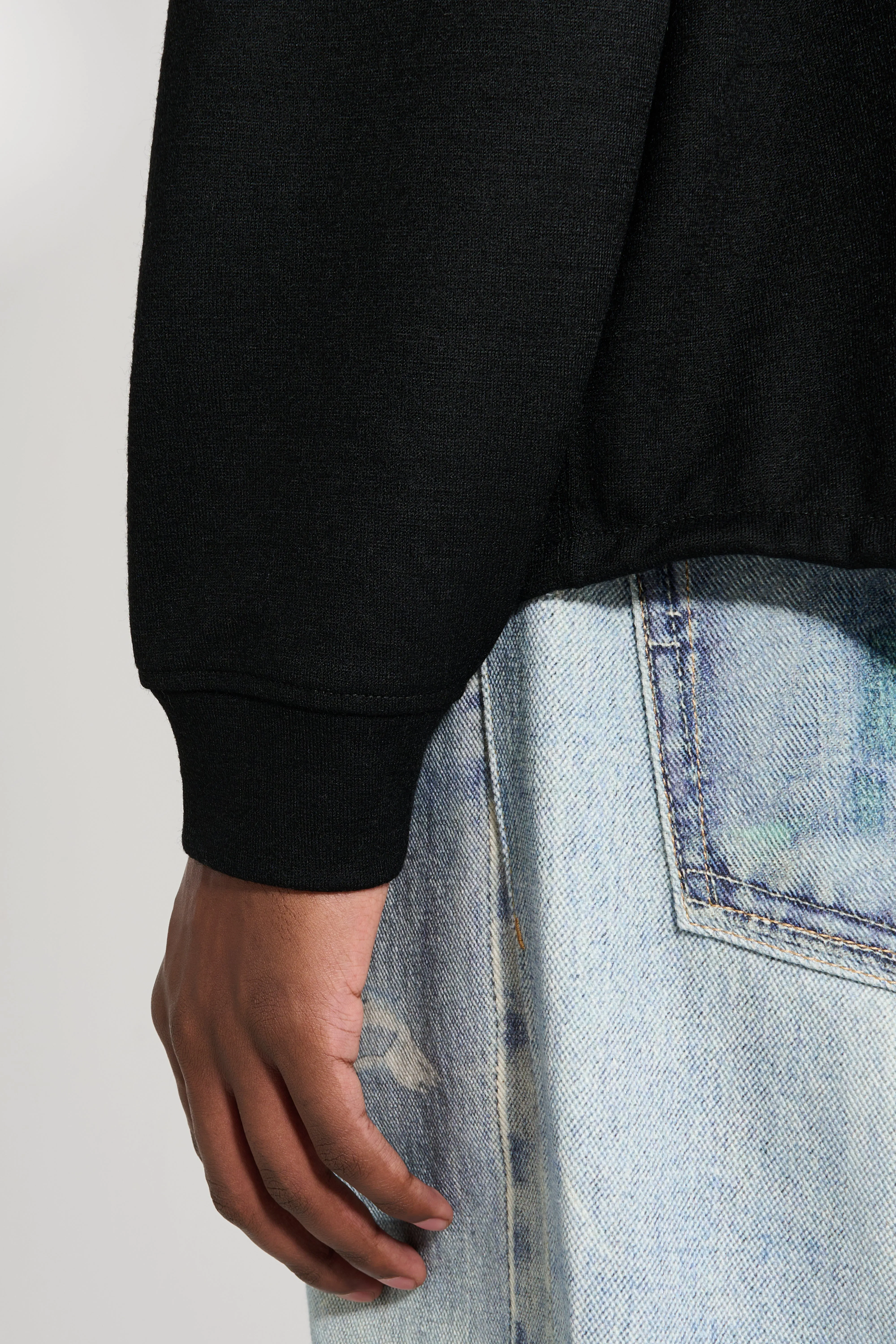 Lady White Co. Wool Button Up Black sold by Tres Bien product image thumbnail 5