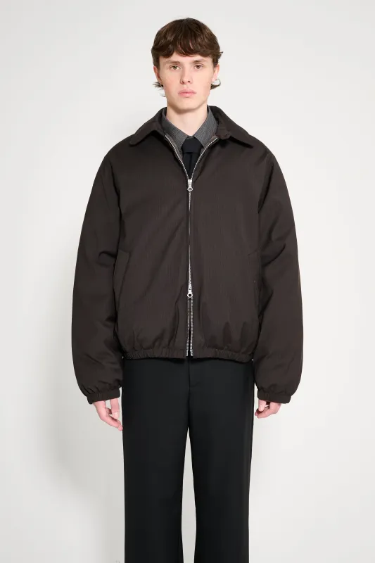 Our Legacy Avenue Puffa Churchill Stripe Membrane Wool sold by Tres Bien