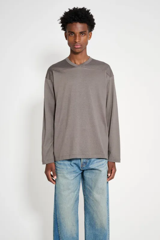 Lady White Co. LS Football T-shirt Grey Olive made by Lady White Co.