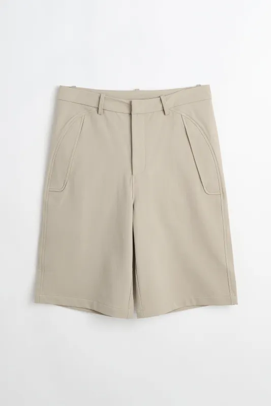 Hiking Patrol Light Soft Shell Shorts Light Beige sold by Tres Bien