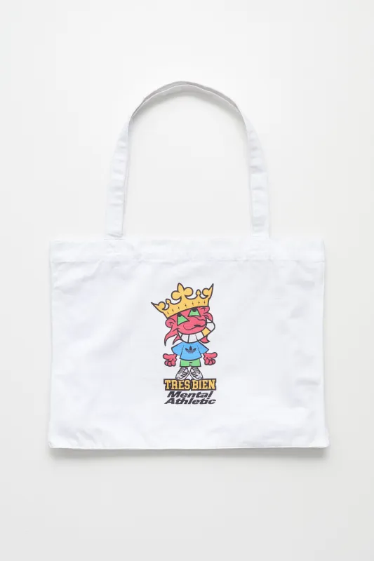 adidas x TRÈS BIEN x Mental Athletic Tote Bag White sold by Tres Bien