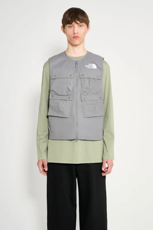 The North Face Mountain Wind Vest Smoked Pearl sold by Tres Bien
