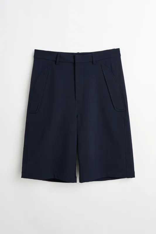 Hiking Patrol Light Soft Shell Shorts Dark Navy sold by Tres Bien