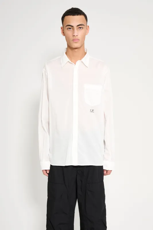 C.P. Company Shirt Gauze White sold by Tres Bien